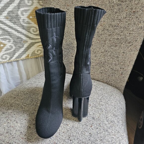 LV Silhouette Ankle Boot, black, size 37 - Picture 1 of 3